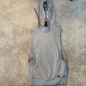Adidas sleeveless sweatshirt